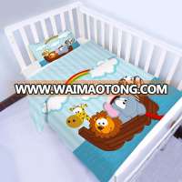 3d Baby Bed Sheet set Captain Elephant and friends baby bed sheet