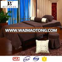 Korean style massage bed cover set spa beding set facial bed sheet set