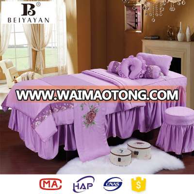 100% recyclable massage bed skirt made of cotton