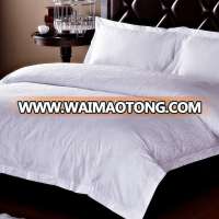 White 100 Polyester Jacquard Hotel Sheet